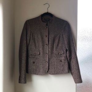Eddie Bauer Brown Tweed Jacket